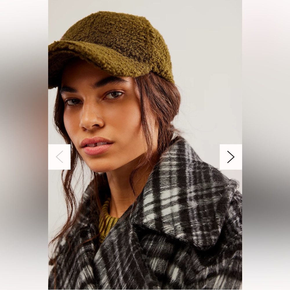 Free people Beau Sherpa Baseball Hat